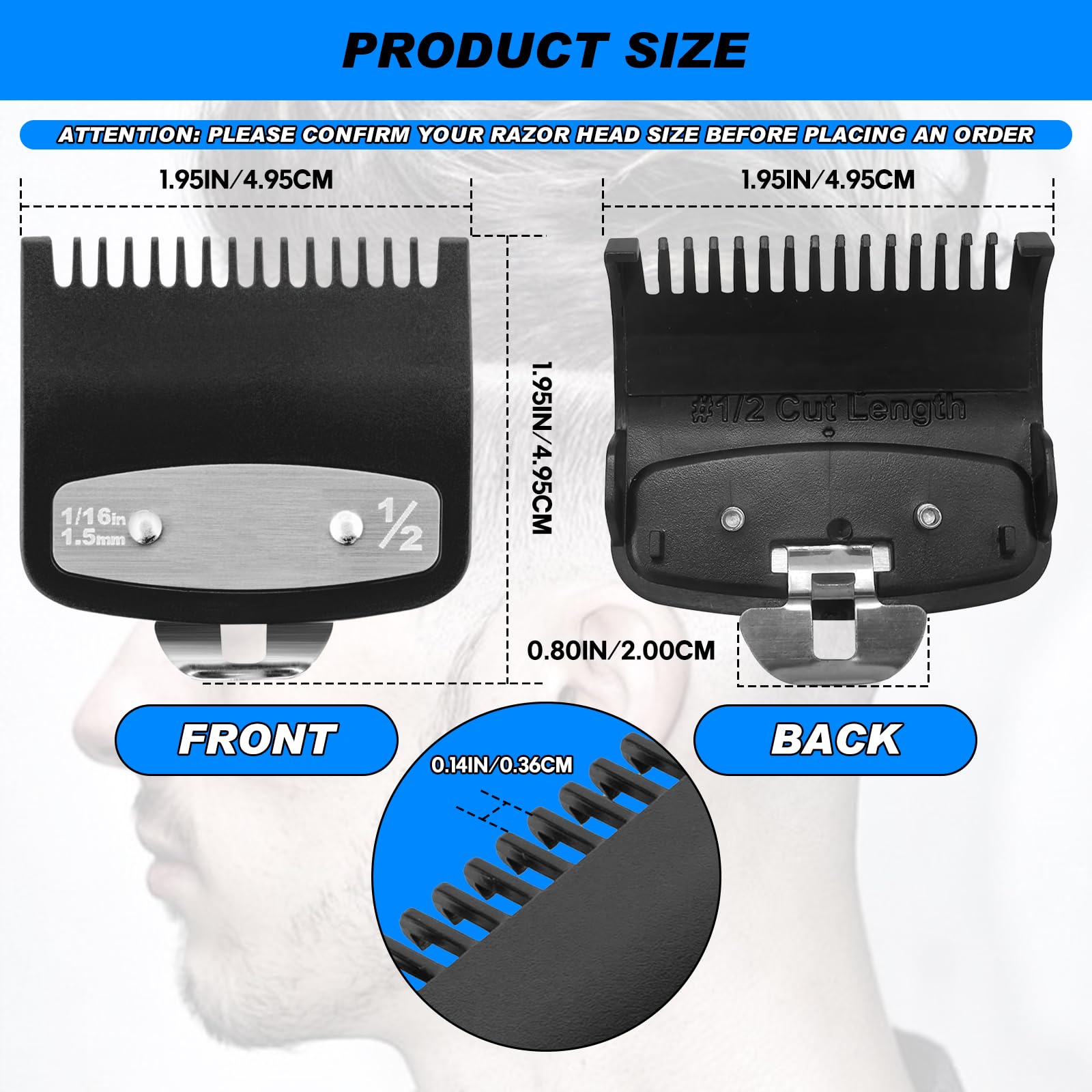 JYMBER 1/16 inch guard for consistent length control