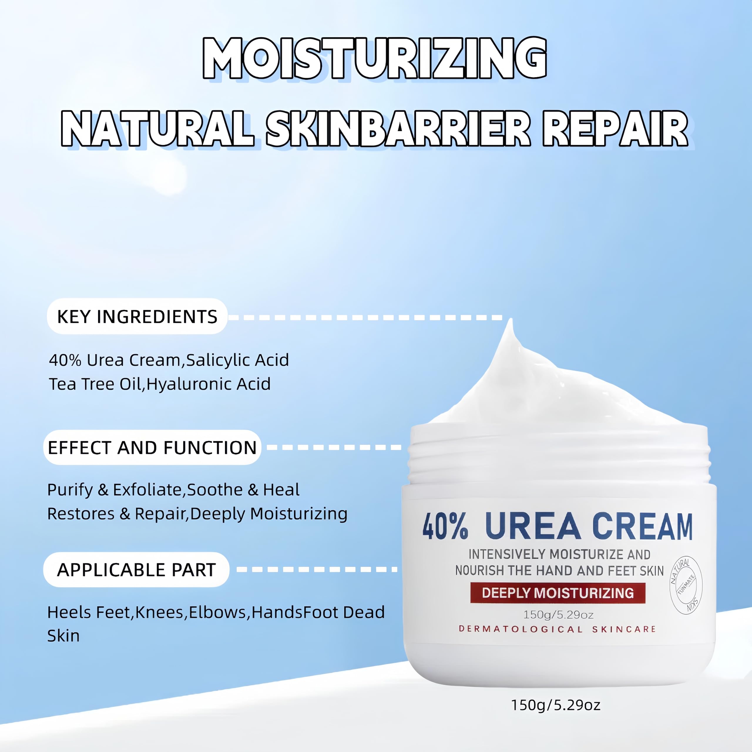 JYOVQXF foot care with 2% salicylic acid showing exfoliation of rough skin.