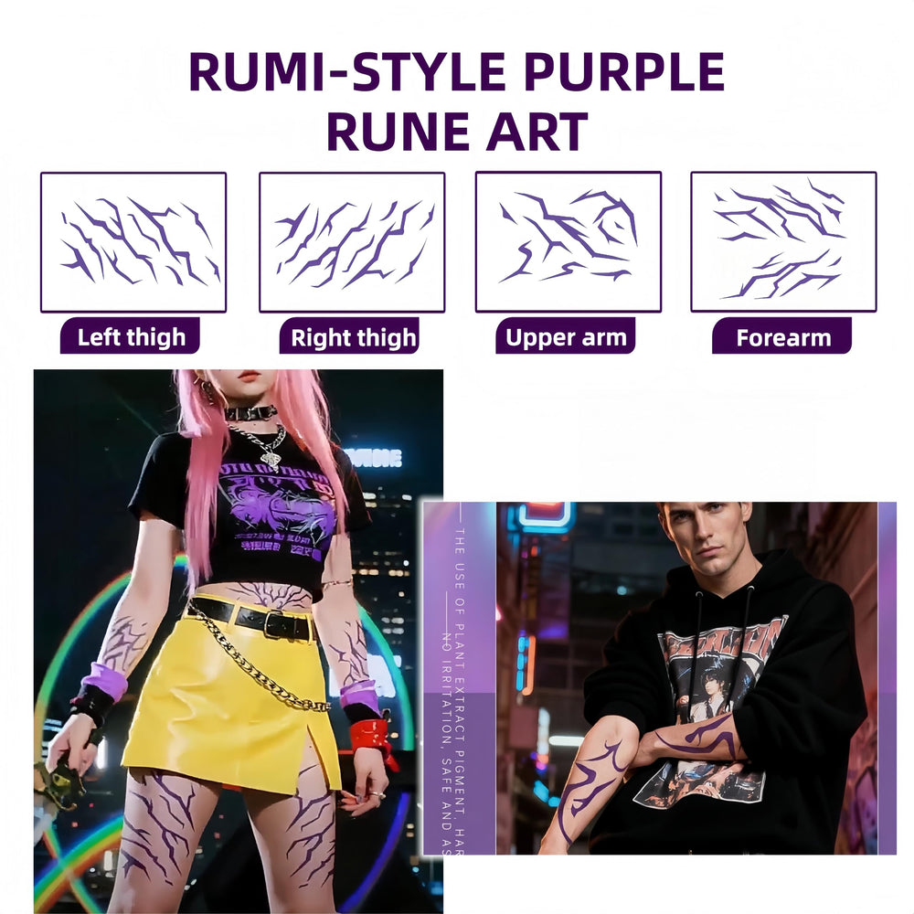 JYOVQXF mixed-layout sheet enables unique cosplay combinations.