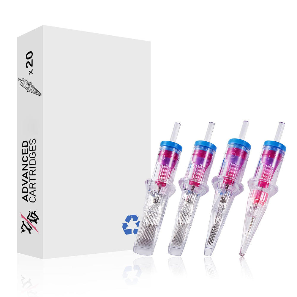 JZsmpmu tattoo needles assortment for beginners with 20pcs RL/RM set.