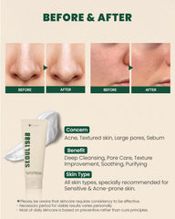 Illustration of Pine Cica Complex highlighting Pine Leaf and Centella Asiatica extracts for soothing care.