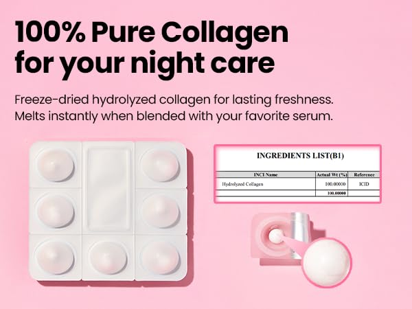 K-SECRET SEOUL 1988 collagen ball melts into serum for even hydration.