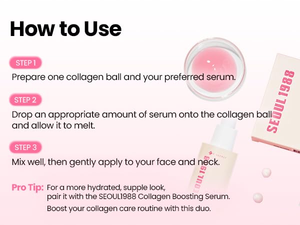 K-SECRET SEOUL 1988 collagen ball night routine nourishes skin overnight.