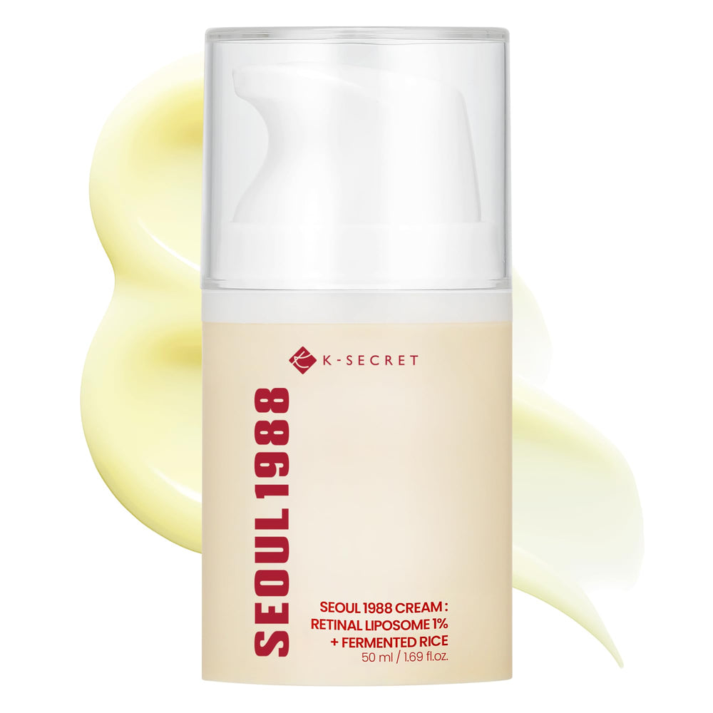 K-SECRET Seoul 1988 retinal cream bottle shows advanced delivery for smoother skin