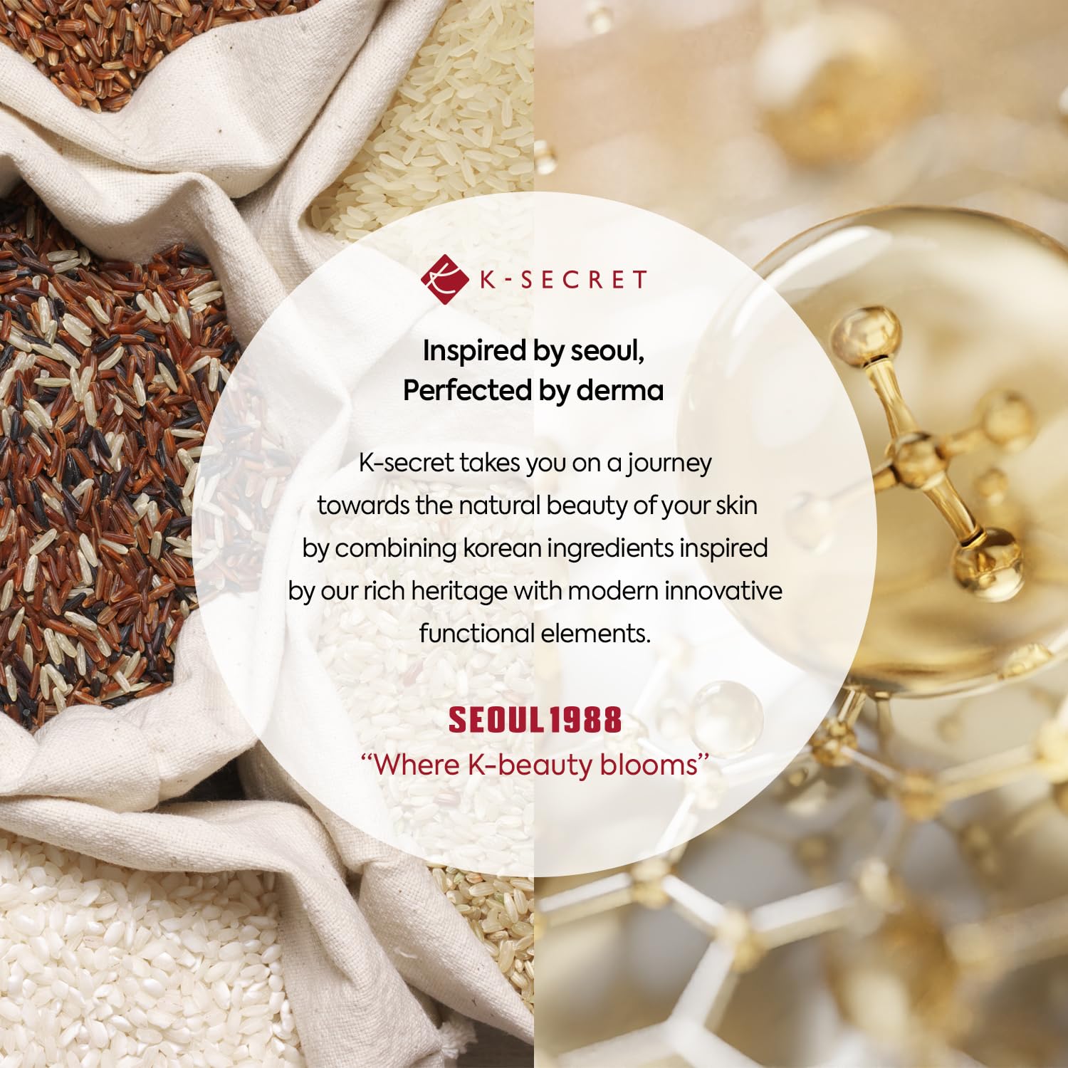 K-SECRET SEOUL 1988 Retinal Serum texture during application for hydrating absorption.