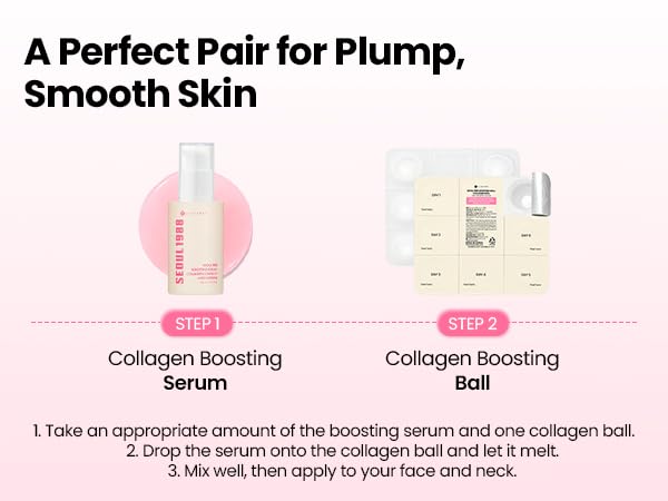K-SECRET SEOUL 1988 serum being applied for smooth skin
