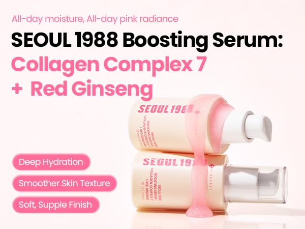 K-SECRET SEOUL 1988 serum texture swirl shows nourishing formula