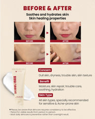 K-SECRET Seoul 1988 Snail Mucin 93% cream application demonstrates calm, non-greasy feel