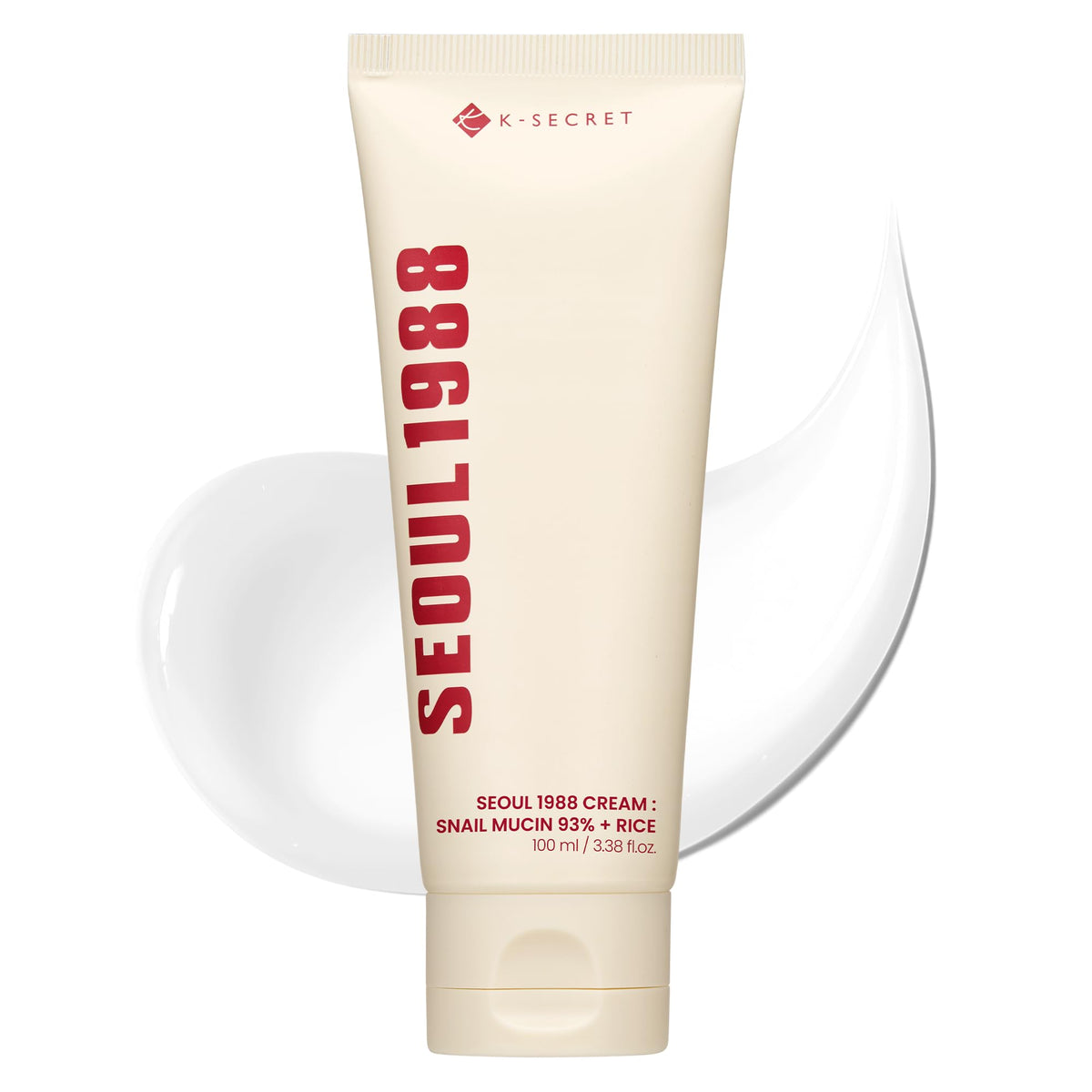 K-SECRET Seoul 1988 Snail Mucin 93% cream bottle for lightweight hydration