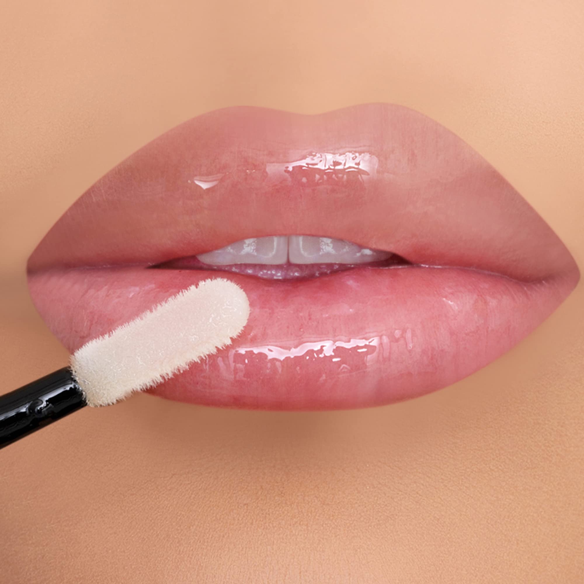 K7L Clear Lip Gloss Sheer the Love bottle with glassy shine and smooth finish