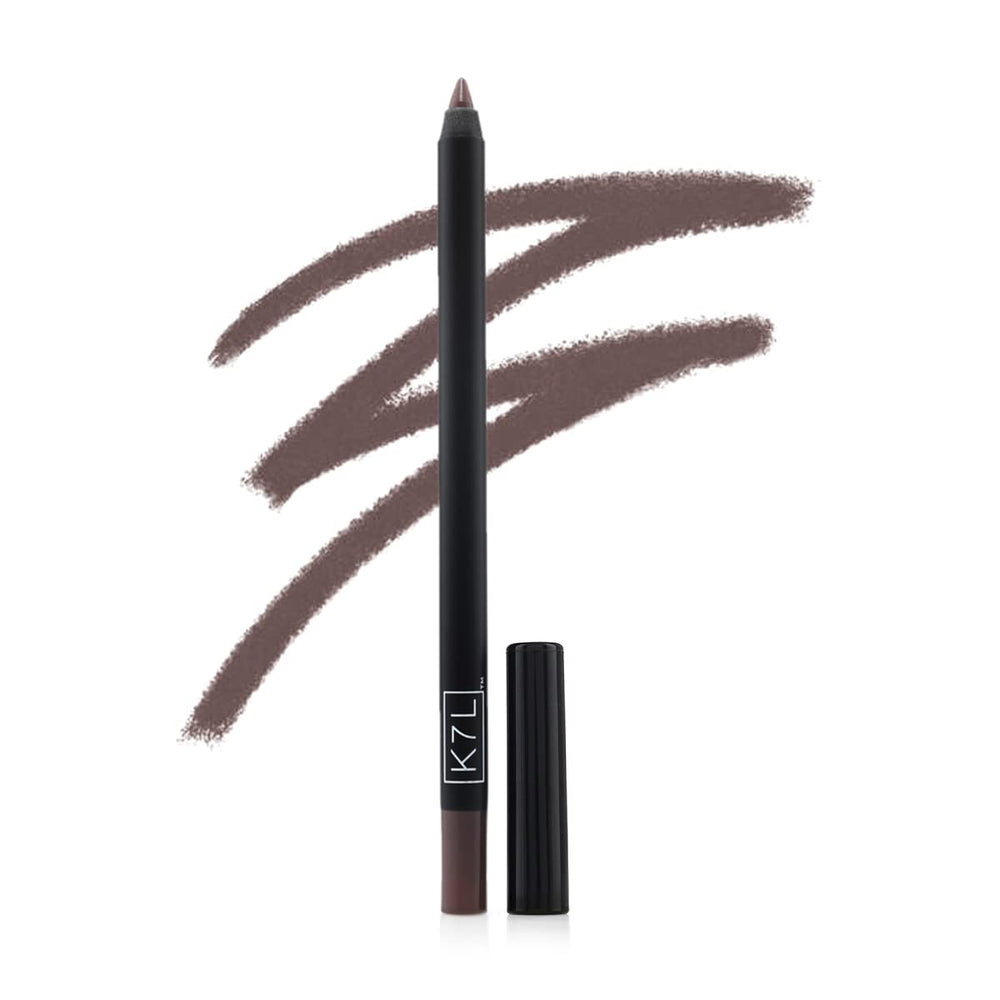 K7L Dark Brown Eyeliner 3-step application guide for beginners.