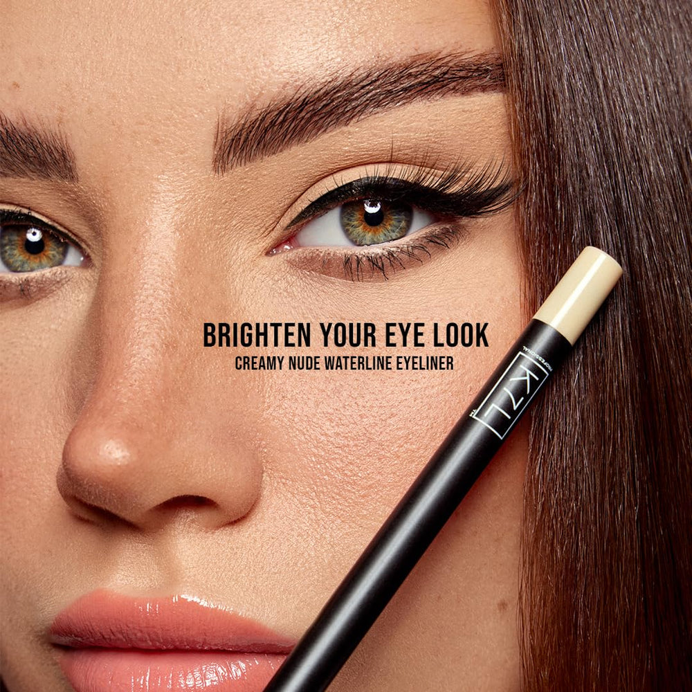 K7L Eyeliner Creamy Nude sharpenable tip for ultra-precise lines.
