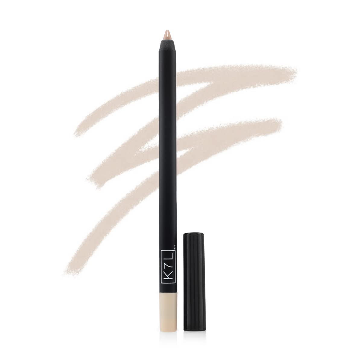 K7L Eyeliner Creamy Nude swatch demonstrates smooth, even color payoff.
