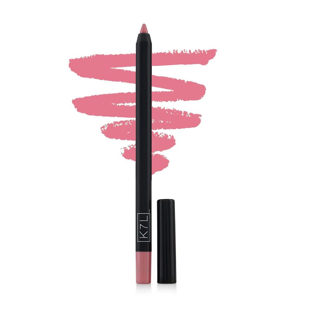 K7L Light Pink Lip Crayon sharpening and tip detail for precision.