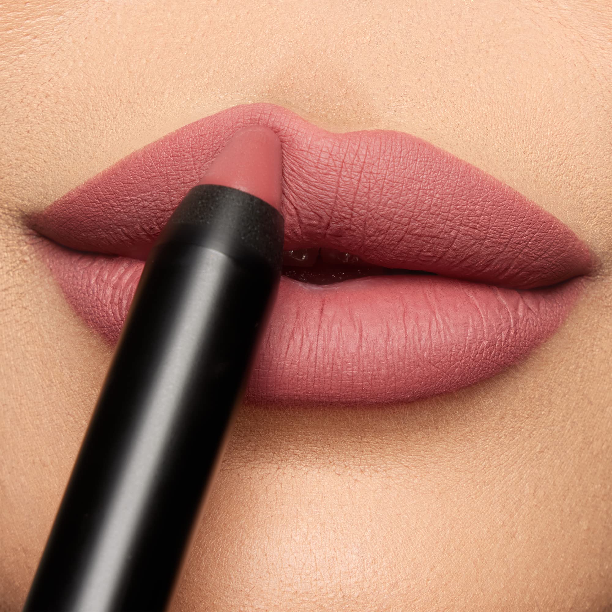 K7L Nude Pink Lipstick Crayon Tip Toe application for precise one-swipe coverage