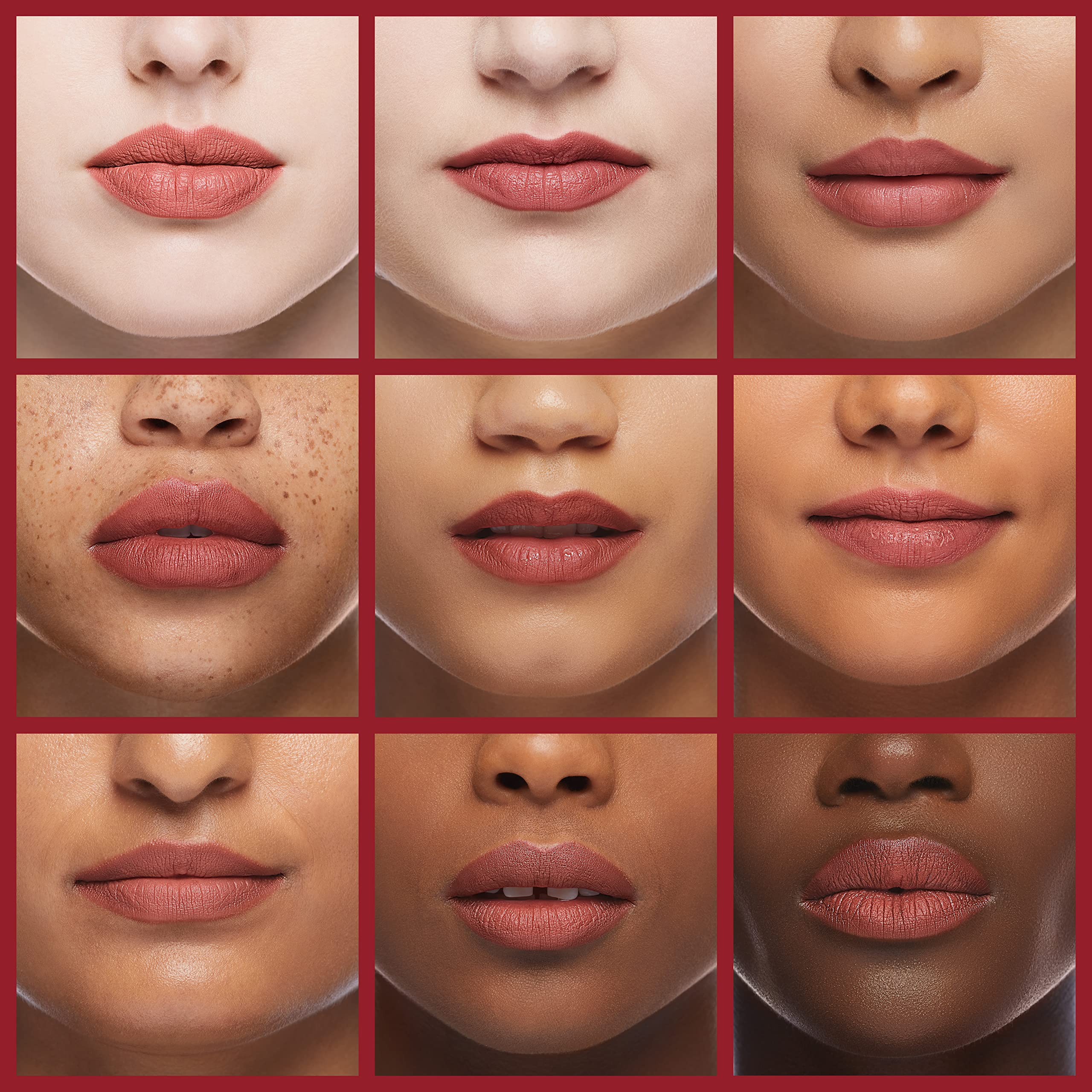 K7L Red Lipliner swatches show rich pigment and even payoff.