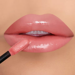 K7L Rose Pink Lip Gloss tube showing glossy finish for vibrant everyday look