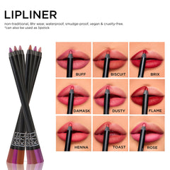 K7L Rustic Brown Lip Crayon close-up tip highlighting precise, no-drag application.