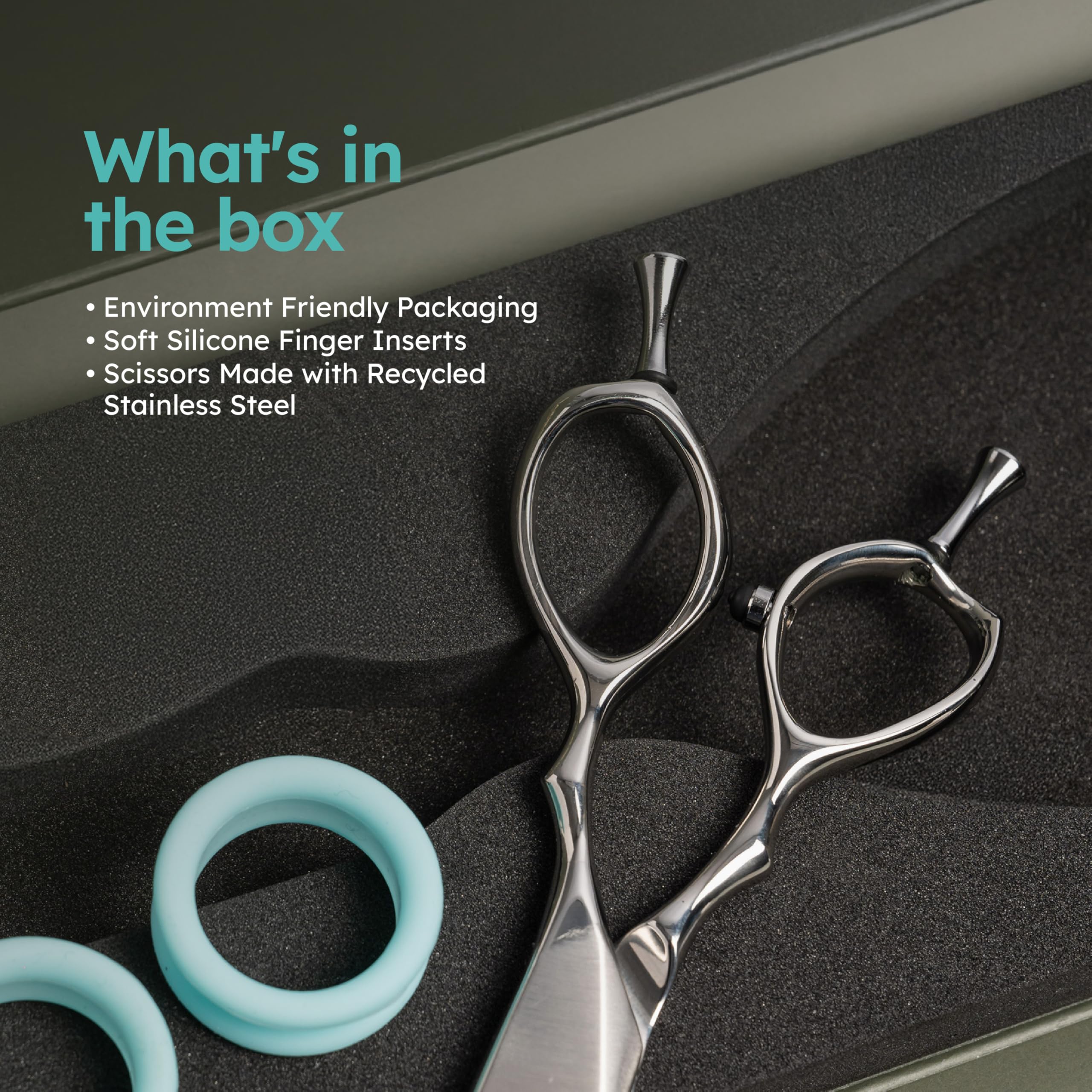 K9 SHEARS 3D convex edge delivers fast, precise trimming