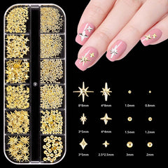 KACHIMOO 3D cross butterfly charms elevate luxurious nail designs.