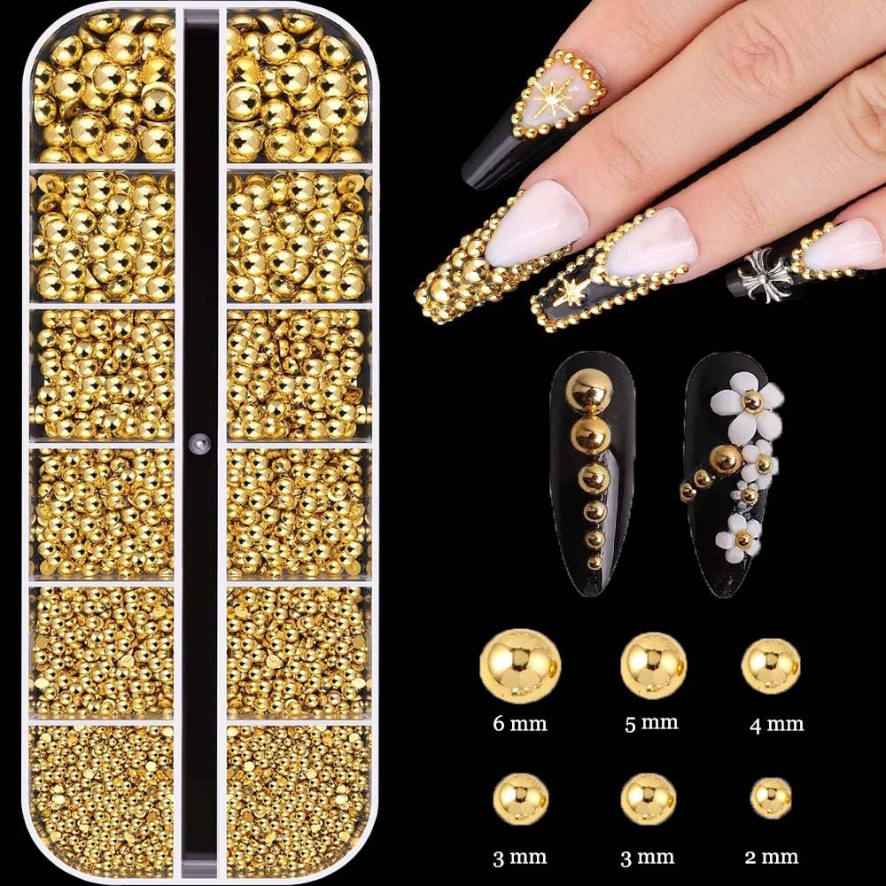 KACHIMOO star bow flower nail beads for versatile detailing.