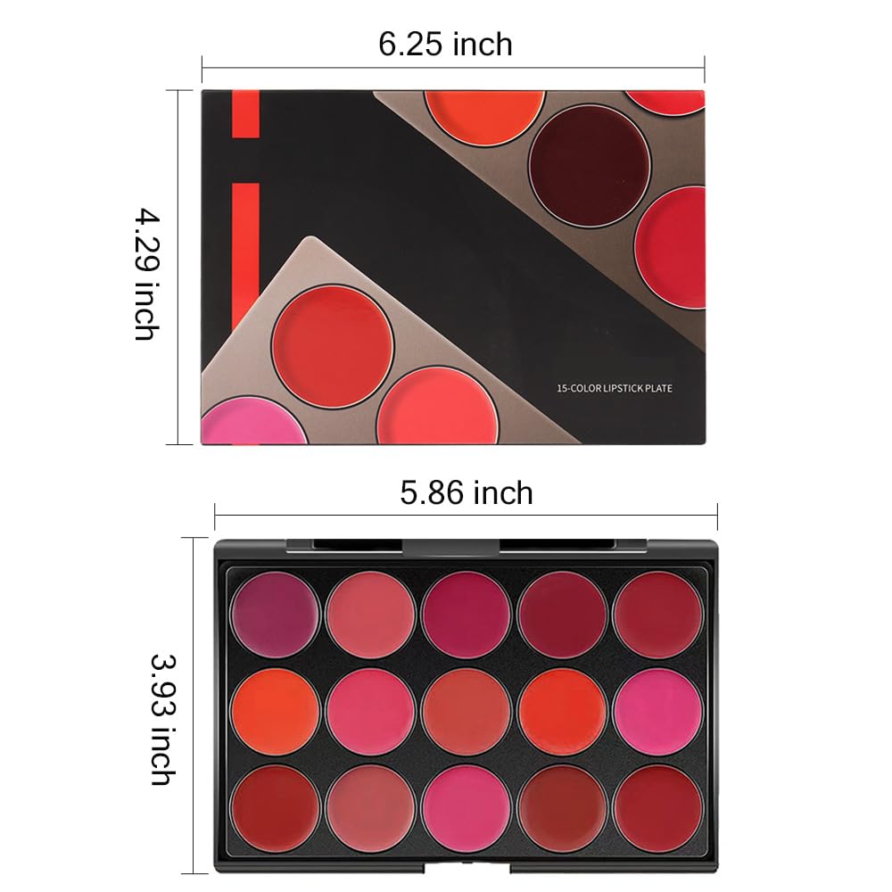 Lip application on lips using Kaely palette for long-lasting color