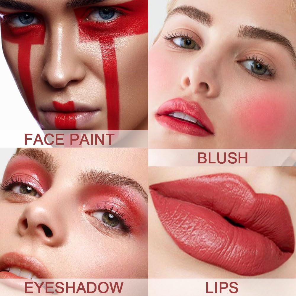 Opened palette with swatches for quick shade matching and looks