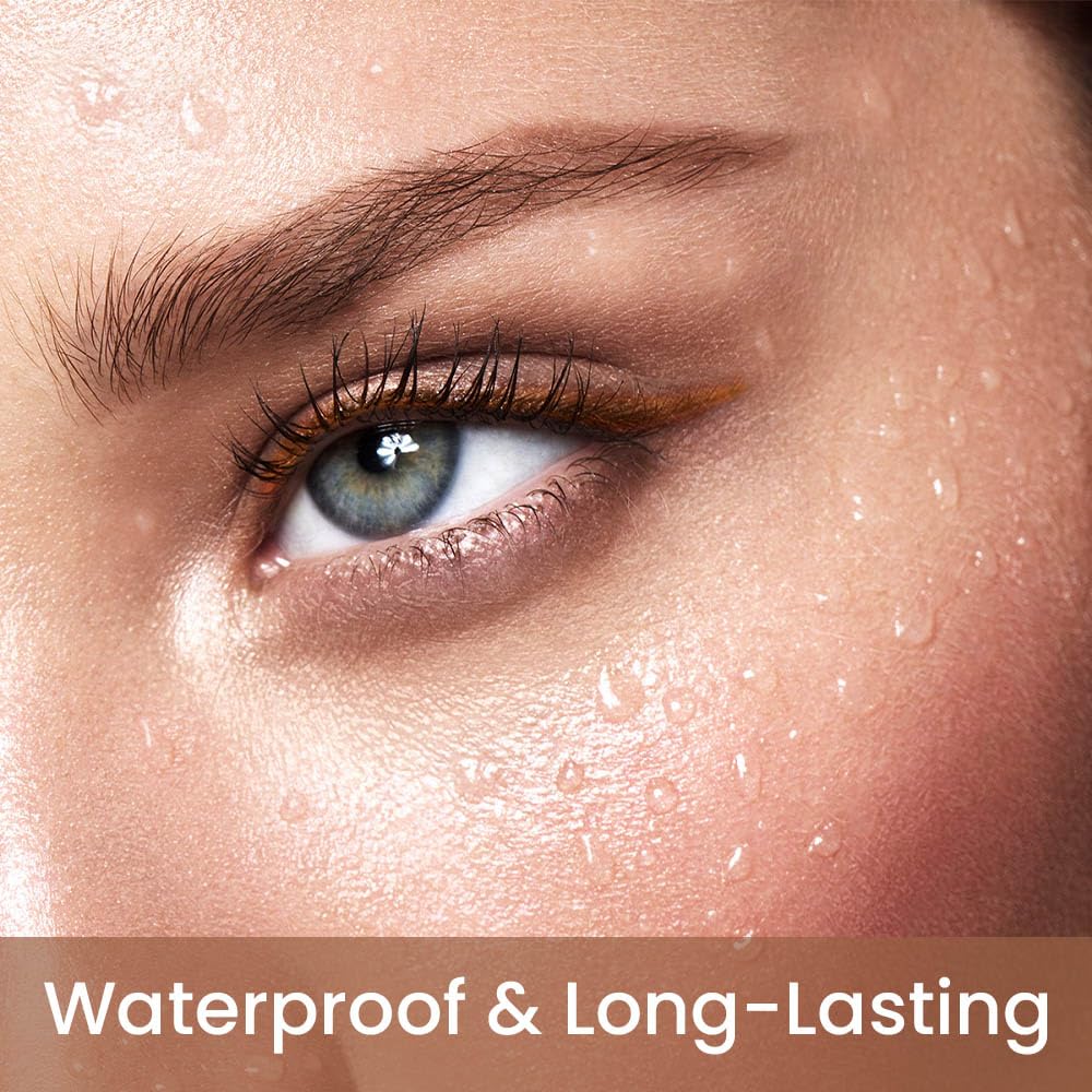 Kaely 16-hour wear eyeliner maintains color with minimal touch-ups.