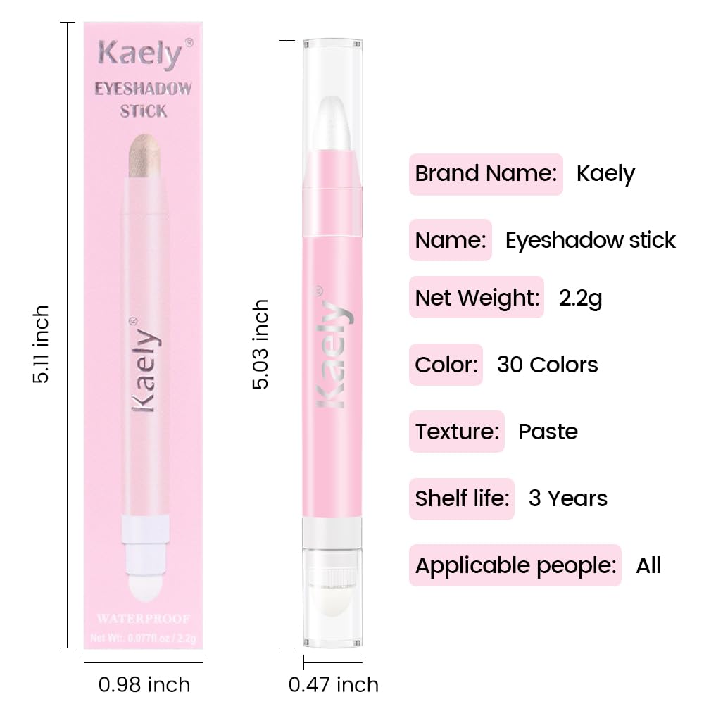 Kaely 2in1 eye shadow brightener gift-ready packaging
