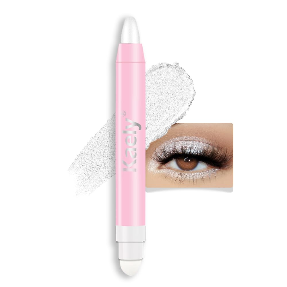 Kaely 2in1 eye shadow brightener Pearl White shimmer for radiant eyes