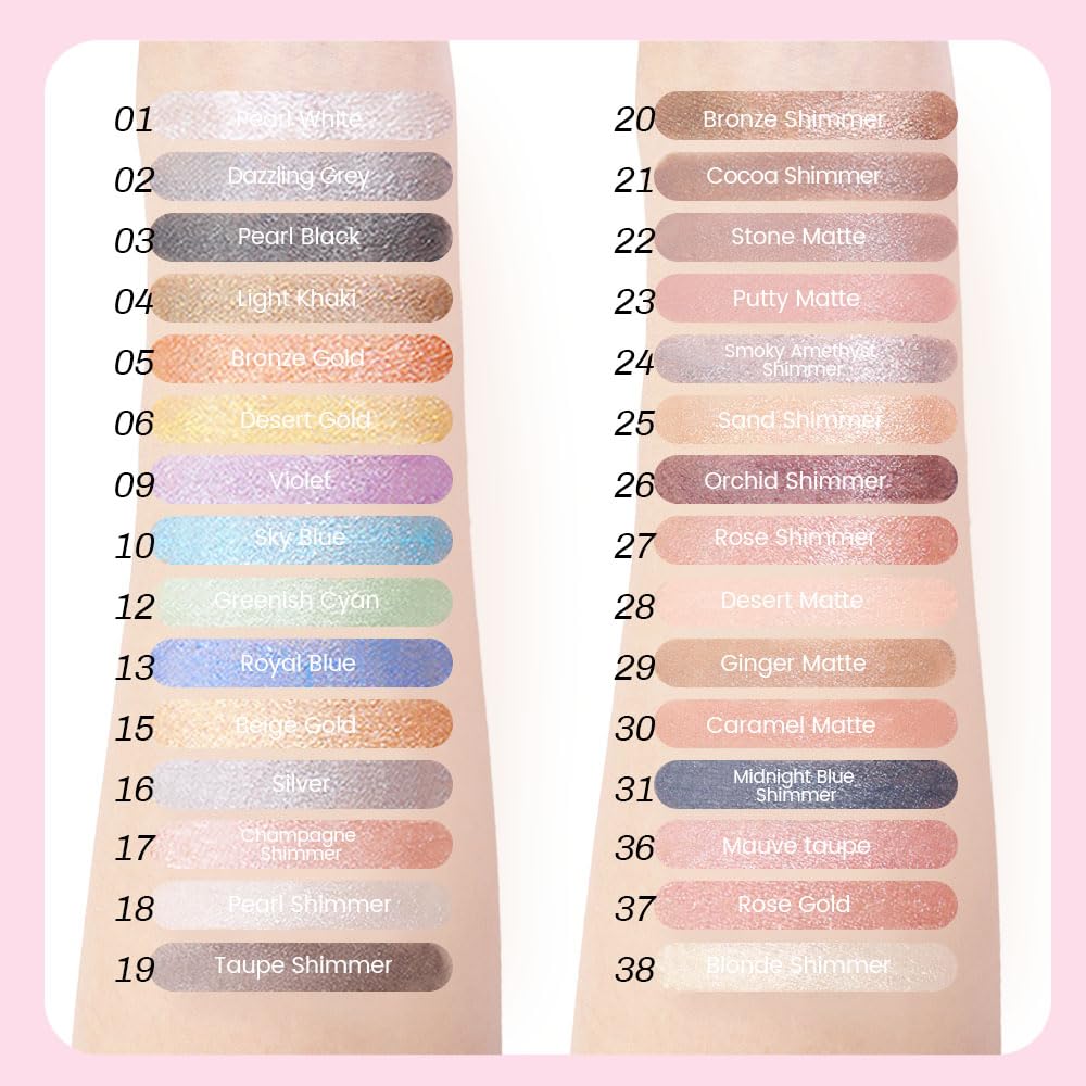 Kaely 2in1 eyeshadow stick champagne shimmer for subtle highlight.