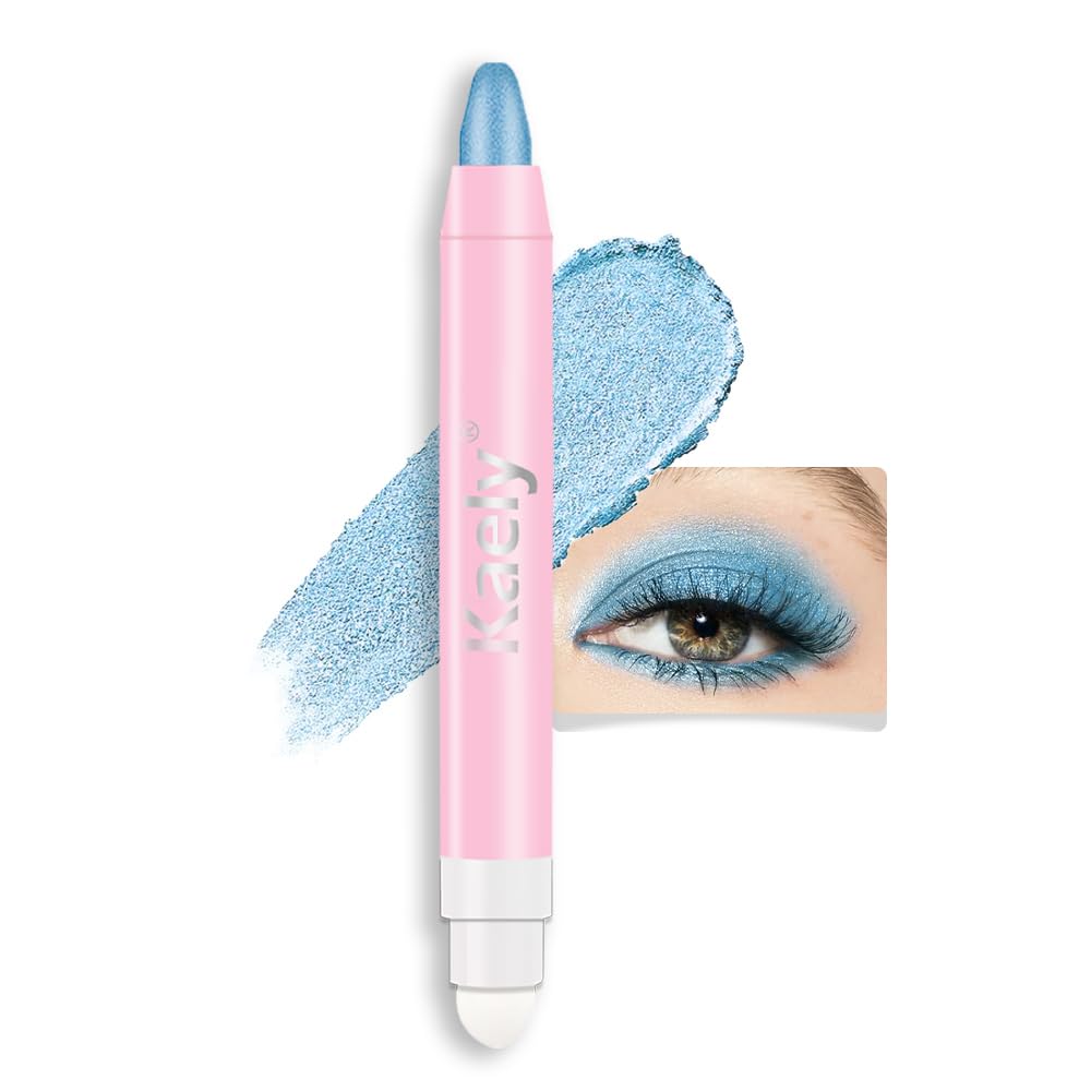 Kaely 2in1 eyeshadow stick in pearl white for radiant lid highlights.