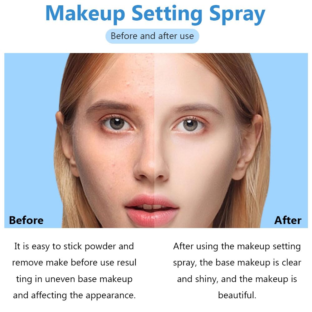 Kaely 2IN1 Hydrating Setting Spray on skin delivers matte to dewy finish