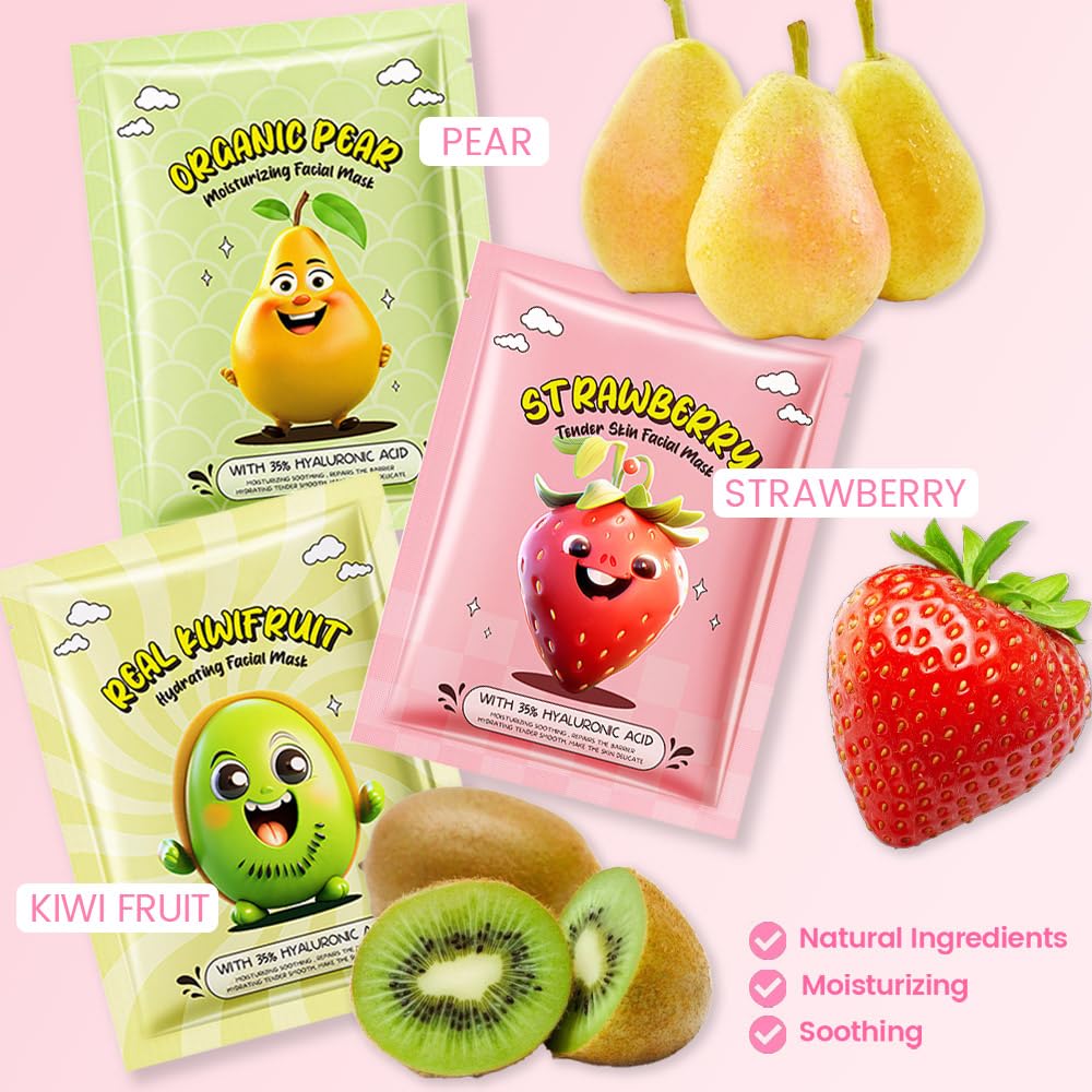 Kaely banana fruit mask sheet moisturizing skin.