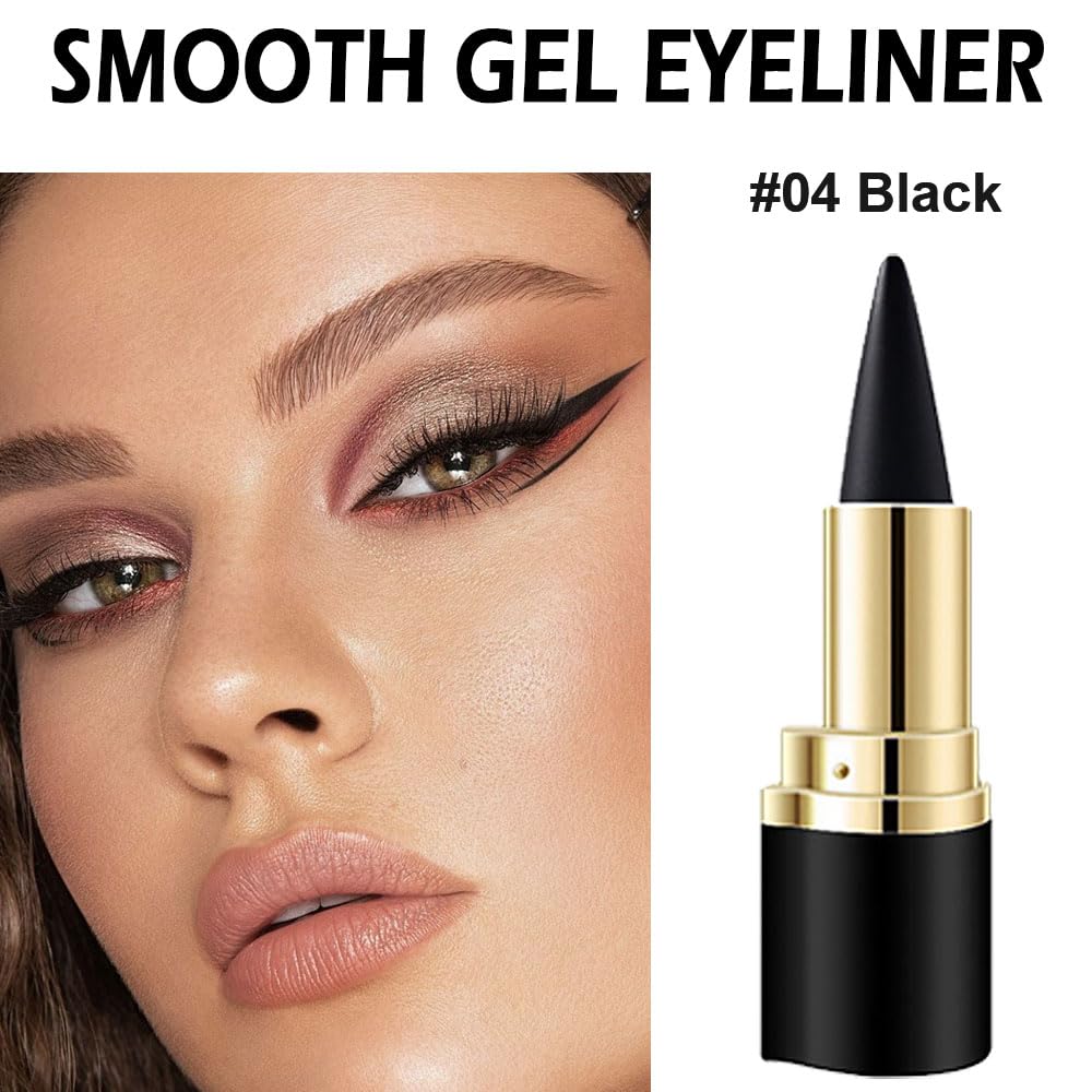 Kaely Black Gel Eyeliner Pencil creamy glide for smooth lines