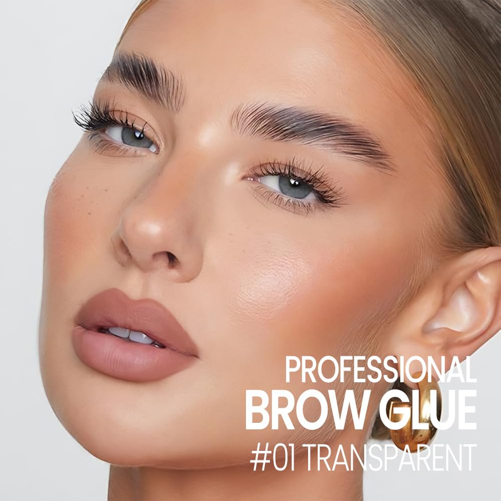 Kaely Brow Glue Spiral Tech brush enables even product distribution