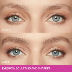 Kaely Brow Glue waterproof finish helps brows stay put through daily activities