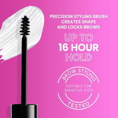 Kaely Brow Glue waterproof finish lasts through moisture and wear