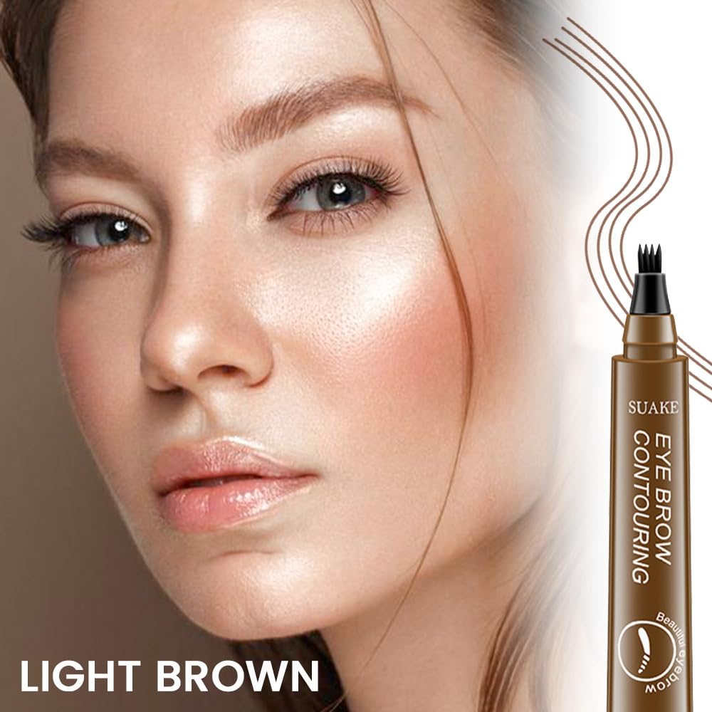 Kaely brow-pen demonstrates waterproof and smudge-proof performance.