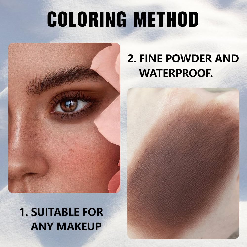 Kaely Easy-To-Use Velvet-Powder shade glides on for a natural finish.