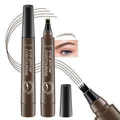 Kaely eyebrow pen featuring a 4-tip design for precise strokes.