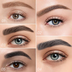 Kaely brow pencil waterproof and smudge-proof formula keeps brows intact.