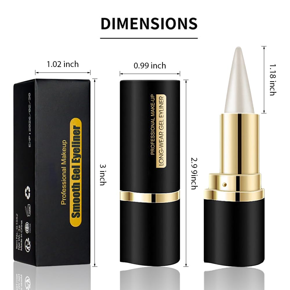 Kaely eyeliner helps create cat-eye and smoky eye looks.