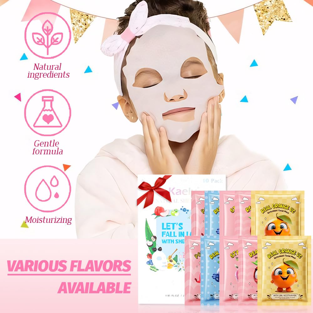 Kaely avocado-pomegranate mask for soothing hydration and plump look