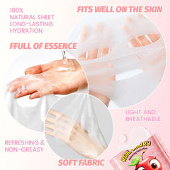 Kaely fruit masks gift box display, ideal for travel and gifting.