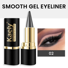 Kaely Gray Gel Eyeliner Pencil twist-cap for quick application.