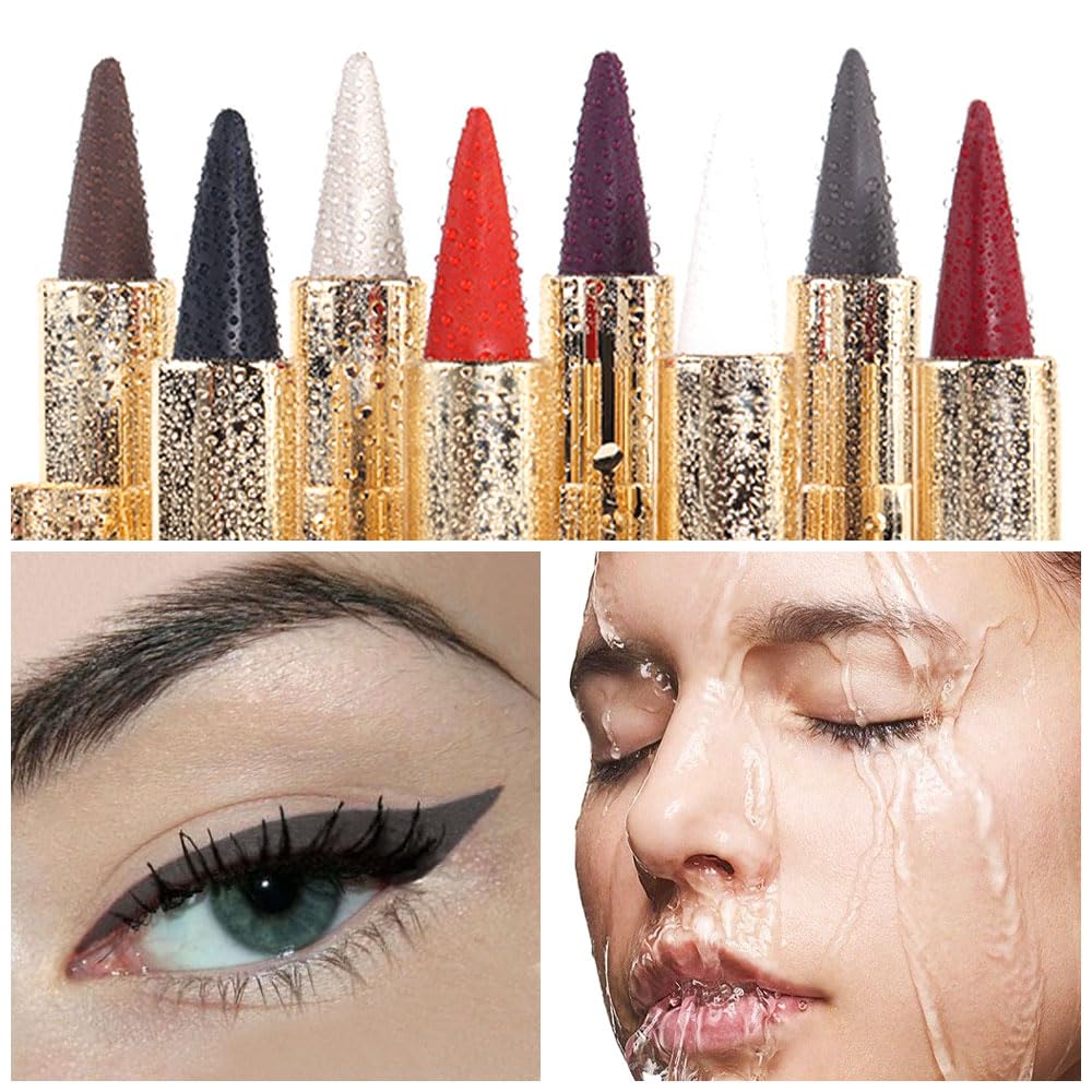 Kaely Gray Gel Eyeliner Pencil waterproof finish resisting smudges.