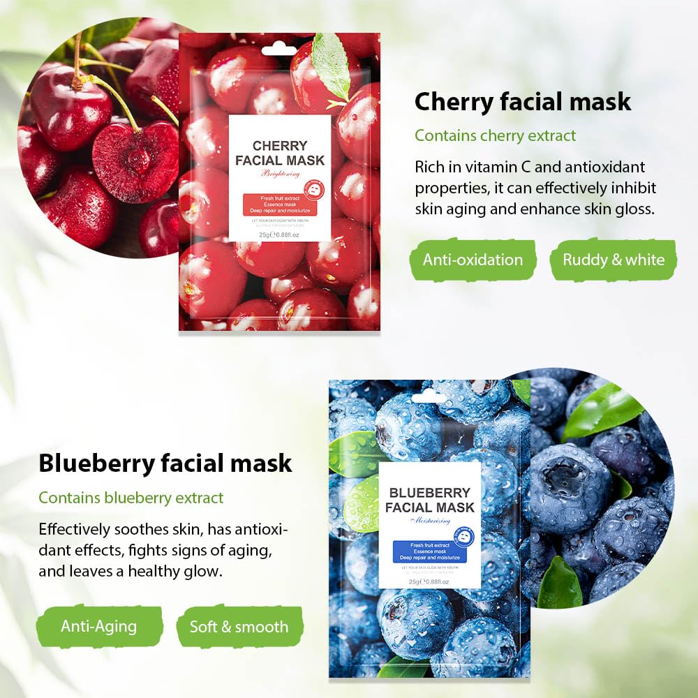 Kaely masks presented as spa party favors for teens.