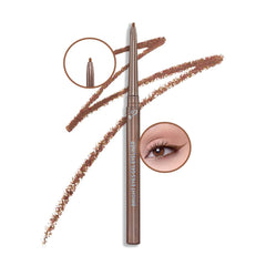 Kaely light brown eyeliner pencil with precise 1.5mm tip for long-lasting definition.