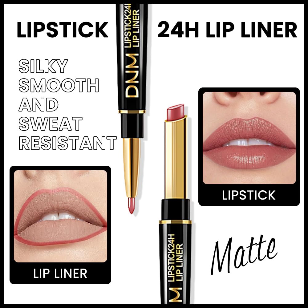 Kaely lip liner precision tip enables quick contour and fill.